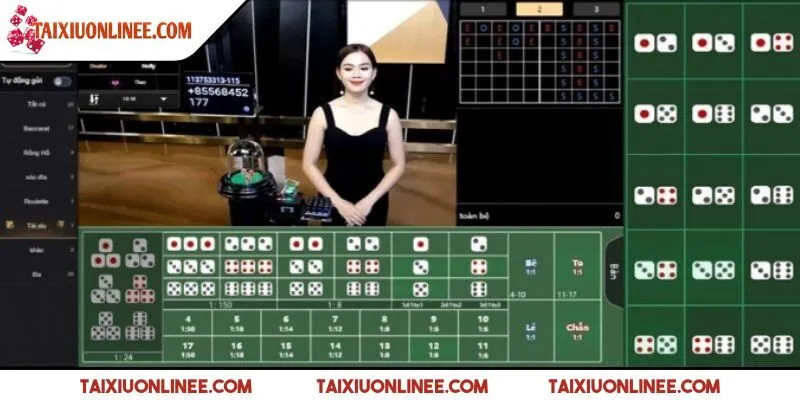 Game thiết kế với những bàn cược Dealer thực
