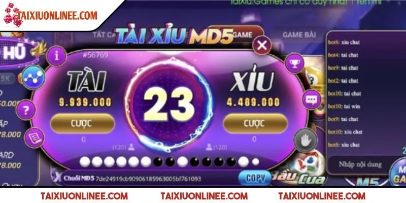 Tài xỉu MD5 là phiên bản cải tiến của trò tài xỉu truyền thống